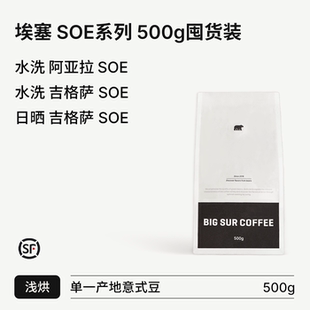 BIG SUR 浅烘SOE系列 水洗阿亚拉/吉格萨 日晒吉格萨 500g