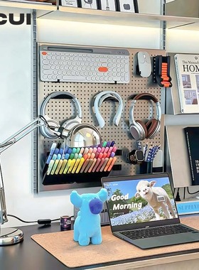 ACUI阿崔造屋 金属洞洞板收纳配件 专业上墙壁挂置物架系统可定制