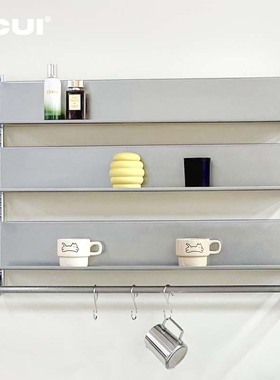 ACUI阿崔造屋 C1隐形层板 开放式上墙金属隐形书架杯架置物架层板