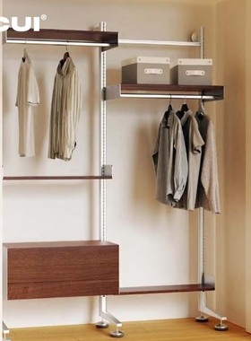 ACUI阿崔造屋 落地置物架加支脚架 免打孔免上墙落地架金属置物架