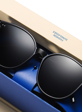 网红同款GM偏光墨镜大脸显瘦