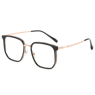 感光变色眼镜男近视大框国潮绿色防蓝光辐射抗疲劳平光女款无度数