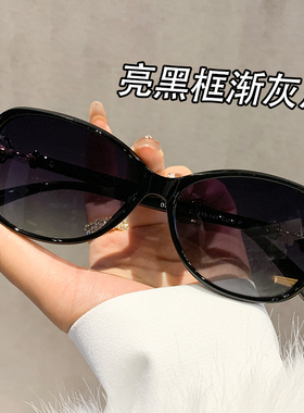 经典四叶草气质墨镜女款