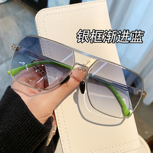 复古超轻太阳镜男2025新款飞行员大脸近视墨镜男款带度数防紫外线