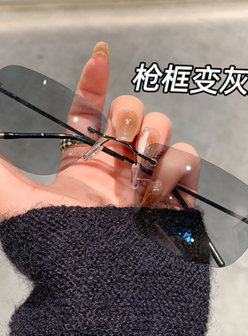 布蕾勒无框近视墨镜男款2025新款
