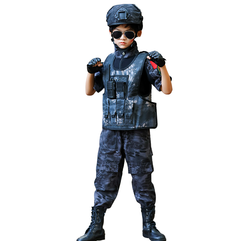 儿童迷彩服蛙服男童特种兵套装