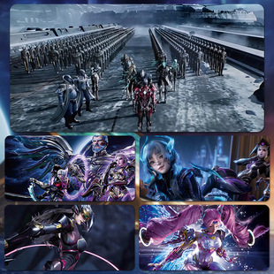 吞噬星空防水鼠标垫键盘垫学生办公游戏垫超大电脑桌宿舍卡通动漫