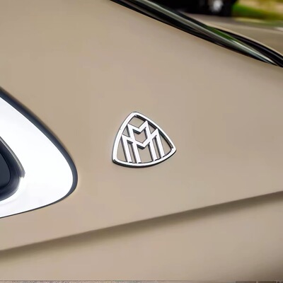 奔驰迈巴赫S级E级V级C级GLS480 GLS580 GLS600 C柱标 车窗侧标