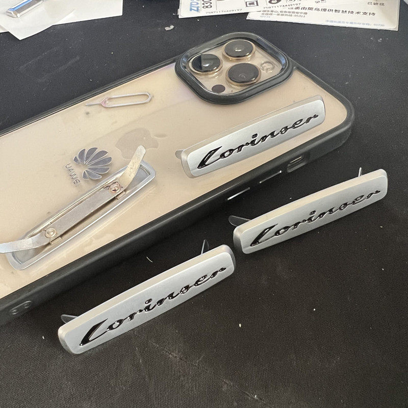 奔驰罗伦士座椅标劳伦斯车标lorinser劳伦士座椅车标标志车贴标识