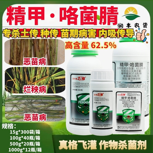 放大镜飞灌62.5克/升精甲咯菌腈 恶苗病烂秧病作物正品农药杀菌剂