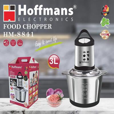 Hoffmans8841FoodChopper3L16Pcs/CTN