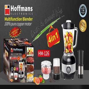 出口Hoffmans 搅碎机 126 4in1 Multi-Function Food Processor