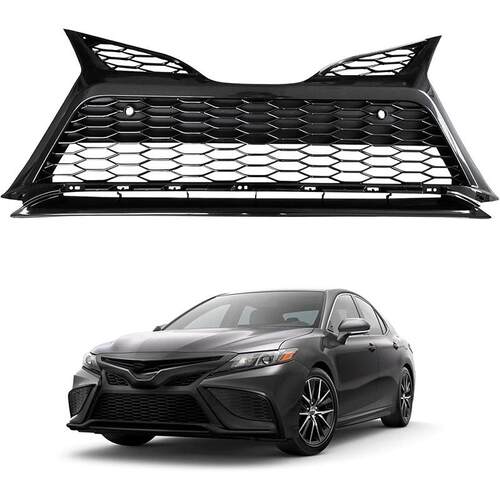 适用于丰田凯美瑞2021款Camry XV70前杠中网 进气格栅53102-06390