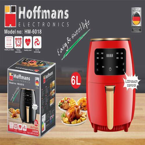 出口Hofffmans 电炸锅 6018 6L AirFryer with LED 4pcs/CTN