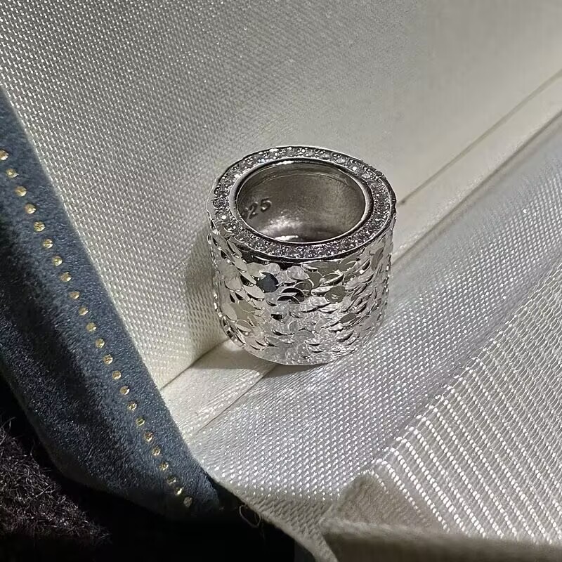 通体s925纯银碎冰冰路路通吊坠图片