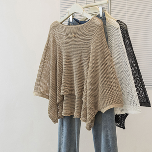 高级晶片设计高品潮流宽松显瘦镂空罩衫 实拍大码 新款 韩版 女装