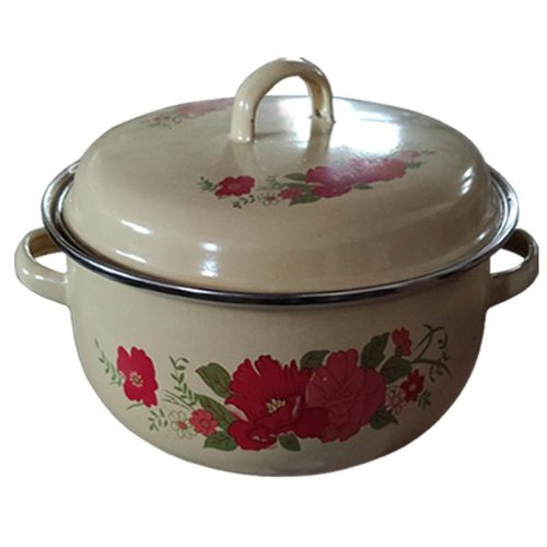 搪瓷双耳煲汤通用奶锅特价处理