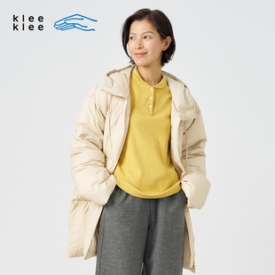 宽松回收尼龙中长款 素然klee 女士休闲气质经典 秋季 羽绒服 klee