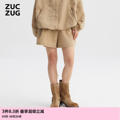 ZUCZUG经典进口厚涤纶布短裤