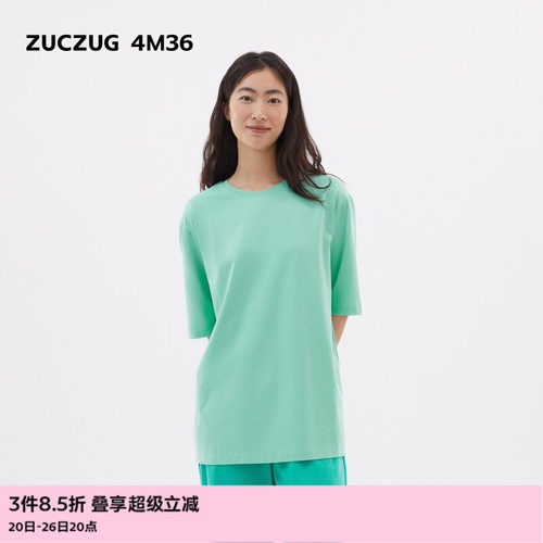 ZUCZUG4M36针织布超宽松短袖T恤