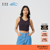 新品 利落版 素然klee 春季 修身 klee 女士淡人经典 型环保棉背心