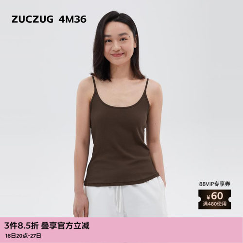 ZUCZUG4M36薄透罗纹基础吊带