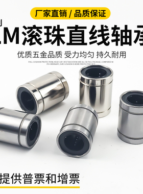 直线运动电镀轴承LM6 8 10 12 13 16 20 25 30 35 40 50 60滑动轴