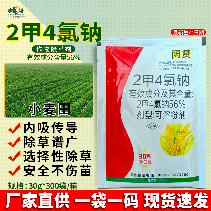 2甲4氯小麦田阔叶杂草专用除草剂