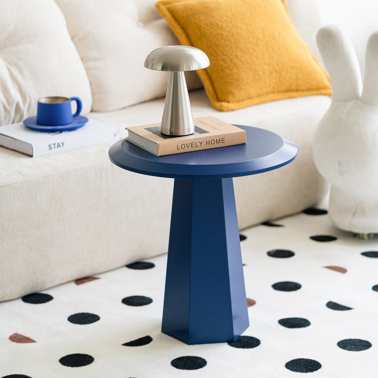 多巴胺沙发边几小户型圆形茶几