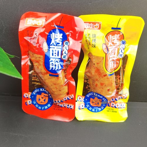 【豆小卤-烤面筋】辣条小包装素肉大豆蛋白制品香辣烧烤休闲即食