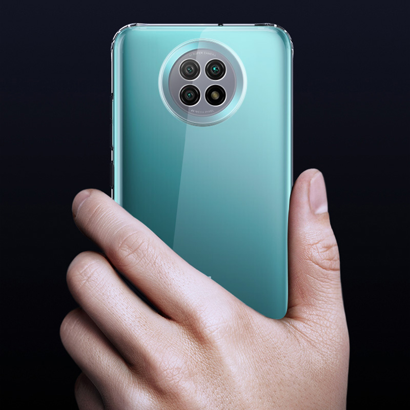 彪翔 小米RedmiNote95G手机壳红米Note95G透明软壳微磨砂黑色保护套全包防摔男女