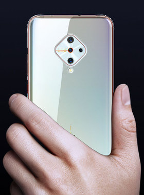 彪翔 vivoy9s手机壳硅胶透明软壳微磨砂黑色保护套全包防摔男女