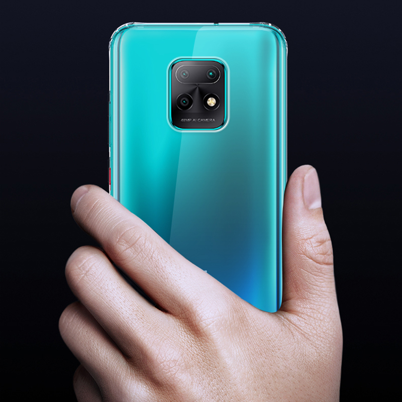 彪翔 小米Redmi10X5G手机壳红米10X 5g透明软壳微磨砂黑色保护套全包防摔男女