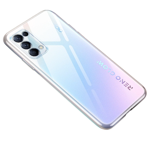 OPPO Reno5K手机壳透明软壳/微磨砂黑色保护套全包防摔男女款