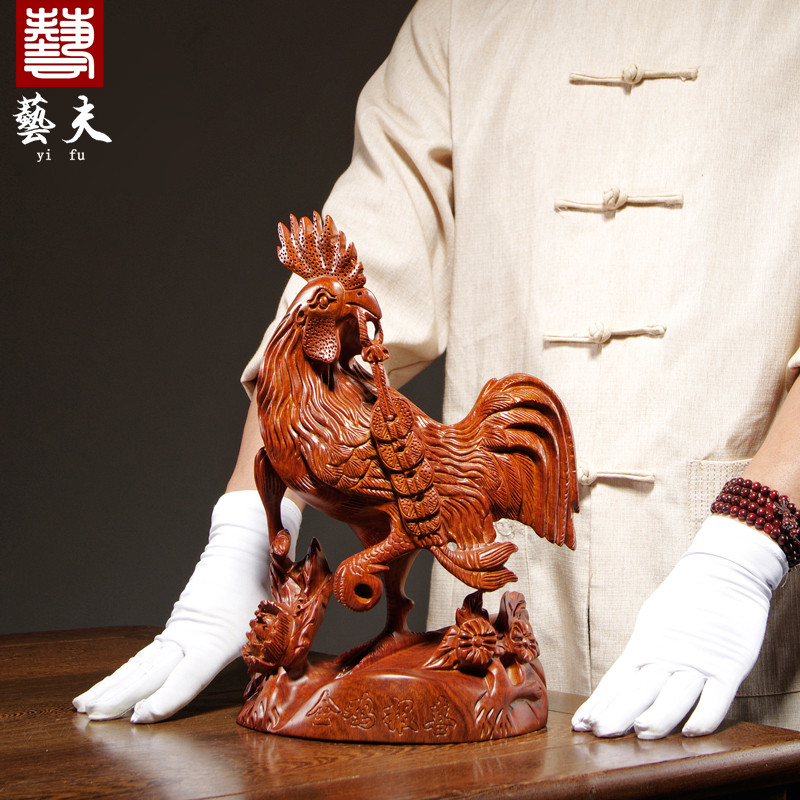 摆件雕刻十二生肖家居客厅工艺品