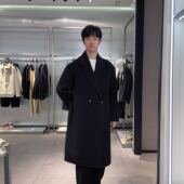 太平鸟男士 简约时尚 大衣B1AAE4B01