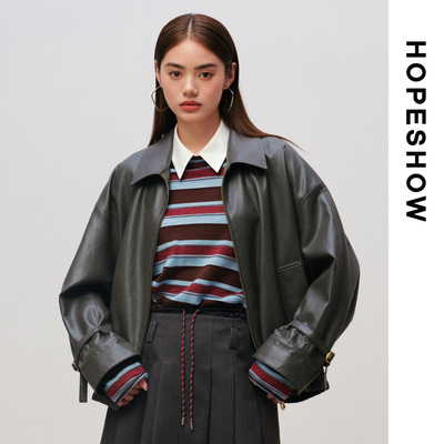 HOPESHOW红袖外套89125300407