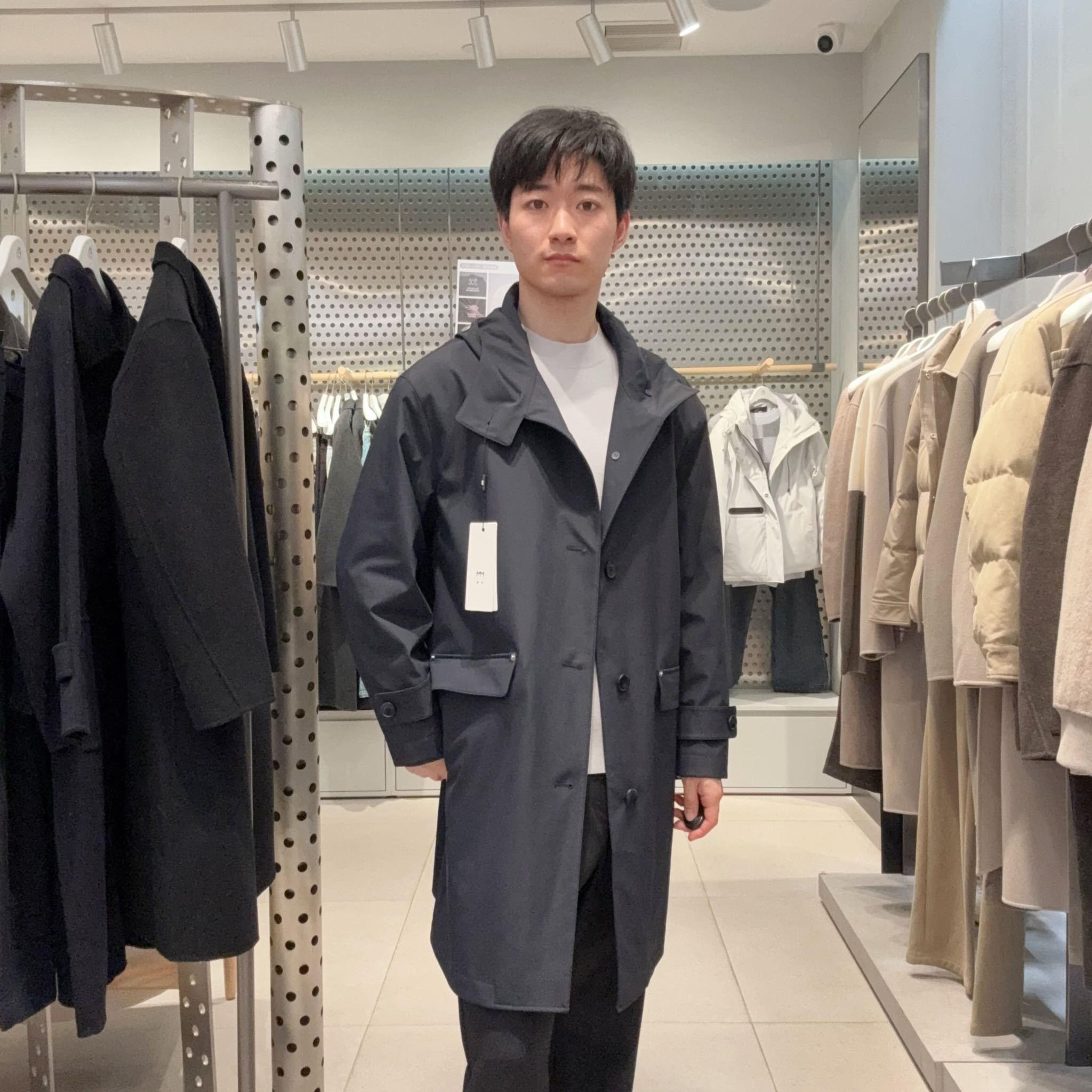 麦檬男士简约时尚风衣9G1260051图片