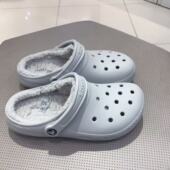 大气灰203591 Crocs卡骆驰经典 暖棉Clog 1FT