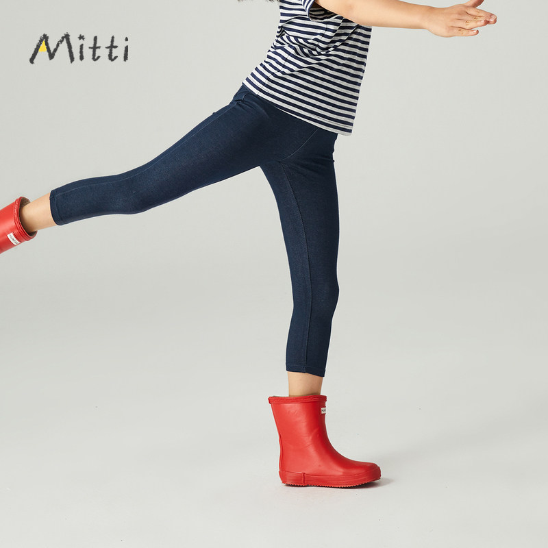 MITTI童装2023年儿童女童春夏季中款裤子打底裤MB3101402