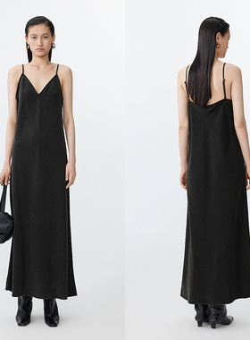 JNBY/江南布衣25夏吊带连衣裙牛仔裙5P5G1418K