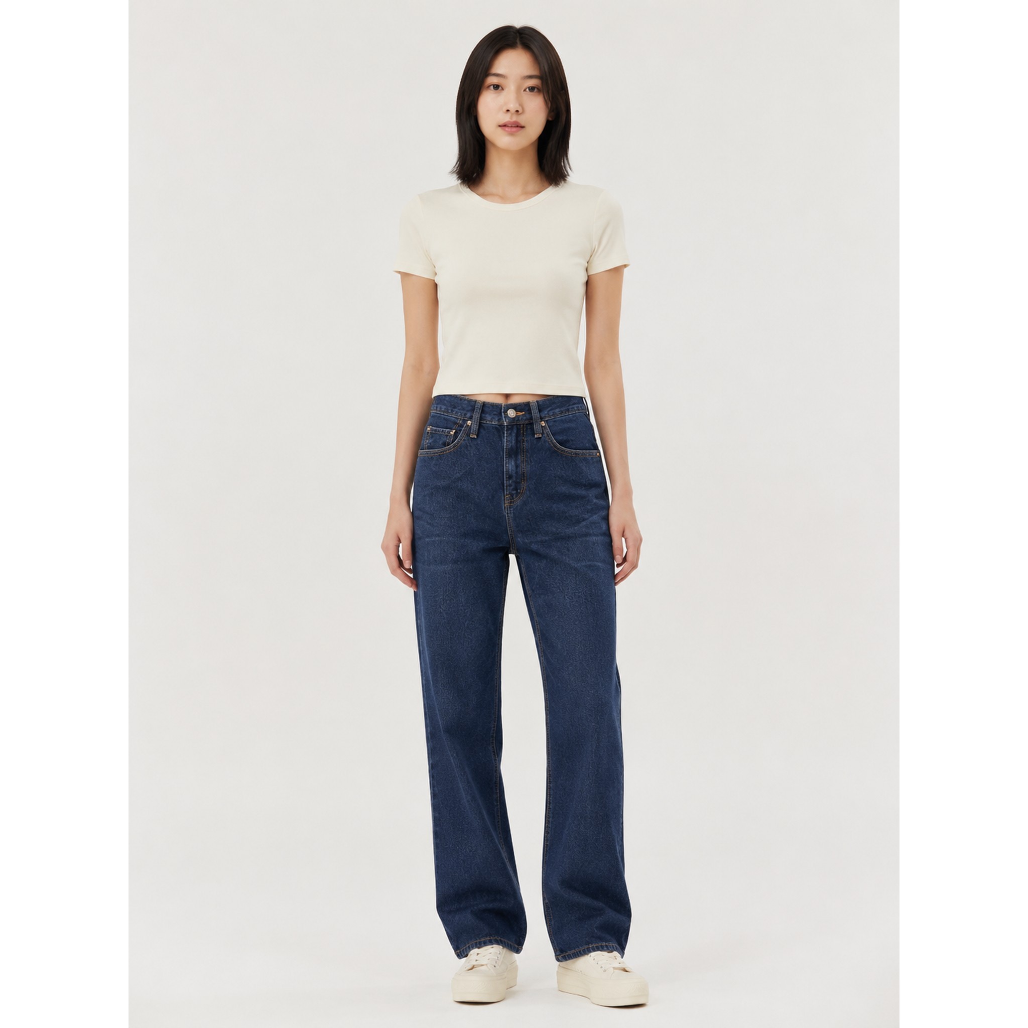 Levi’s李维斯春秋女士复古直筒牛仔裤005DC-0019