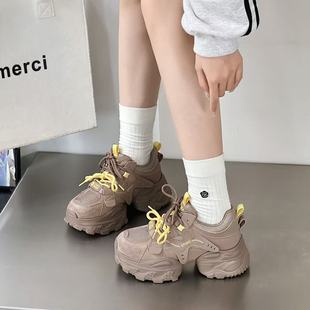 珂卡芙2025秋季厚底老爹鞋1531A1901