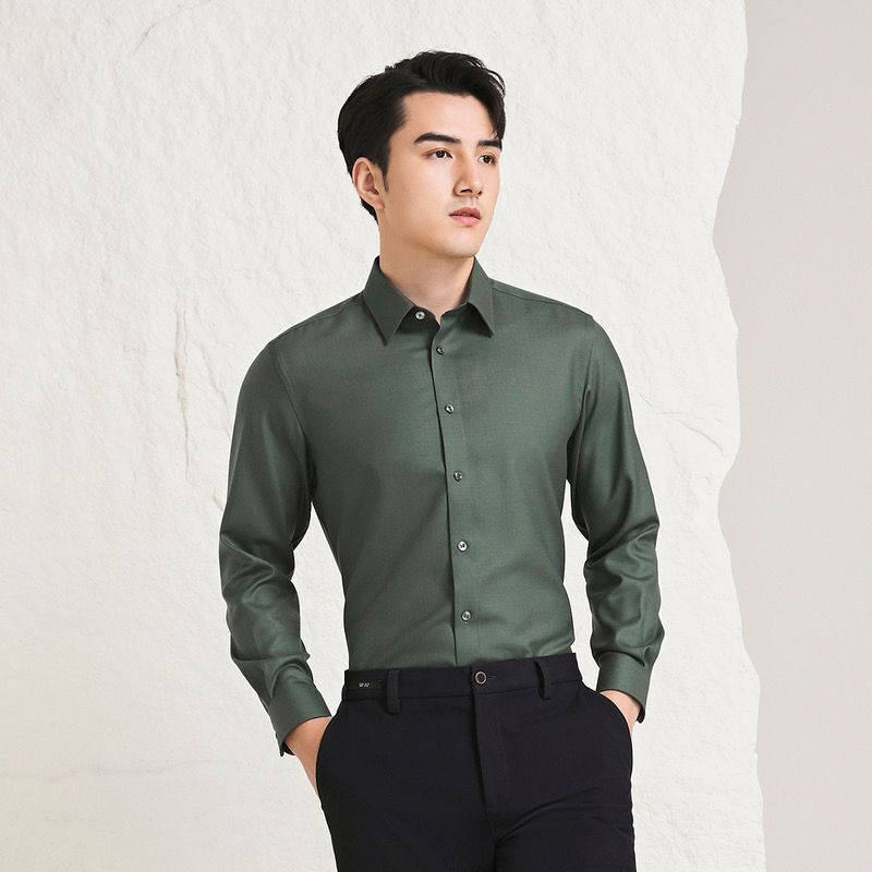 YOUNGOR/雅戈尔男士长袖衬衫YLQW175355RJA