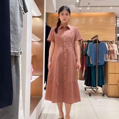 FEIZI菲姿女士时尚简约连衣裙F4B445