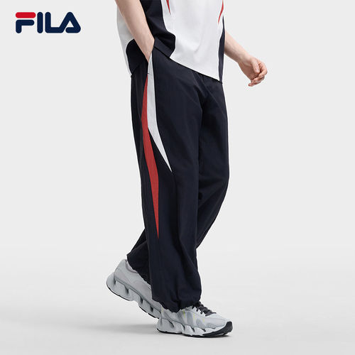 FILA 斐乐官方男士梭织长裤2026夏季新款裤凉感休闲裤F11M629804F