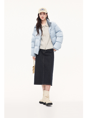 诗凡黎 牛仔半身裙 3EA342051