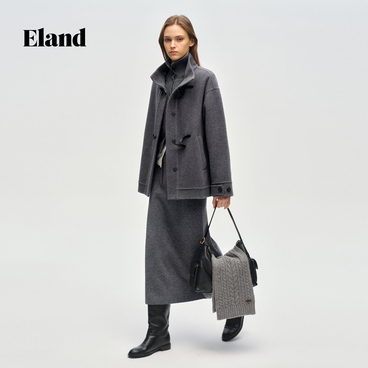 Eland 外套女立领 大衣