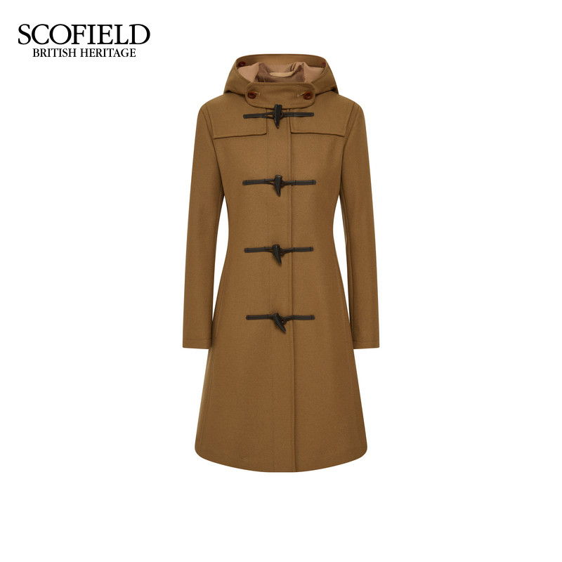 Scofield女装英伦学院风连帽 大衣