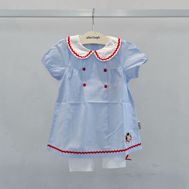 allo&lugh阿路和如 女童夏季舒适套装ABED1XA22E